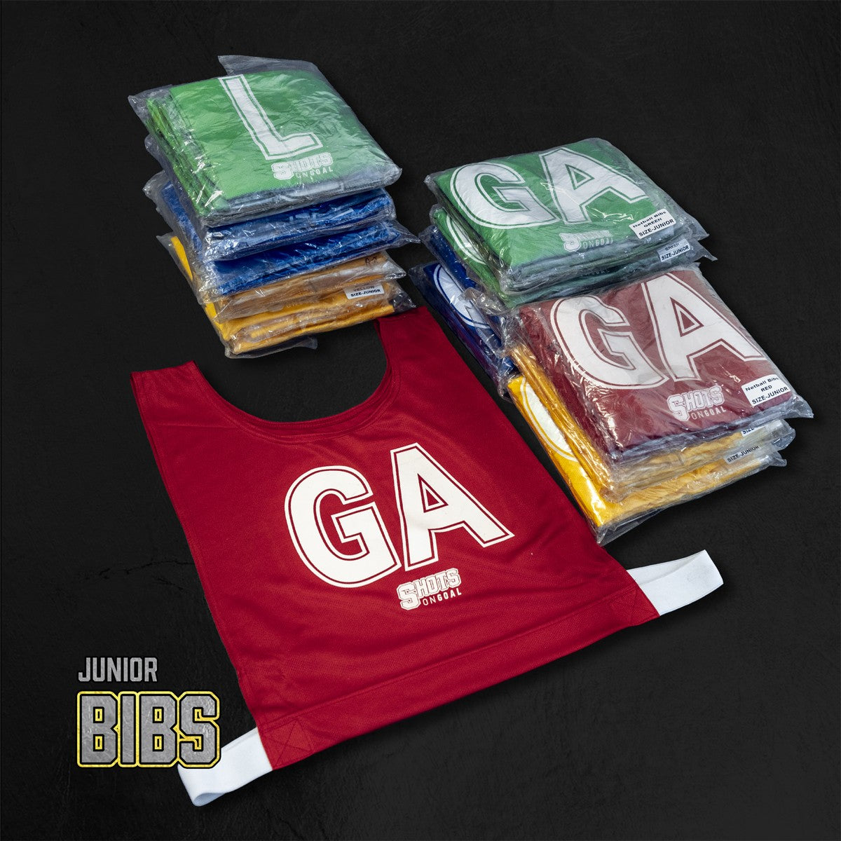 Junior Netball Bibs 6aside