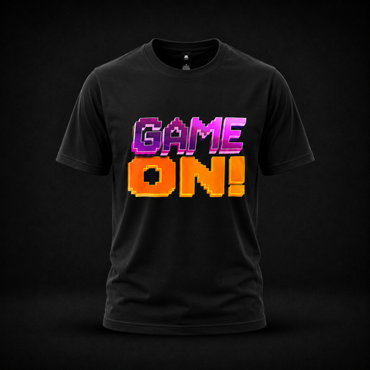 'Game On' T-shirt - Black - Staff