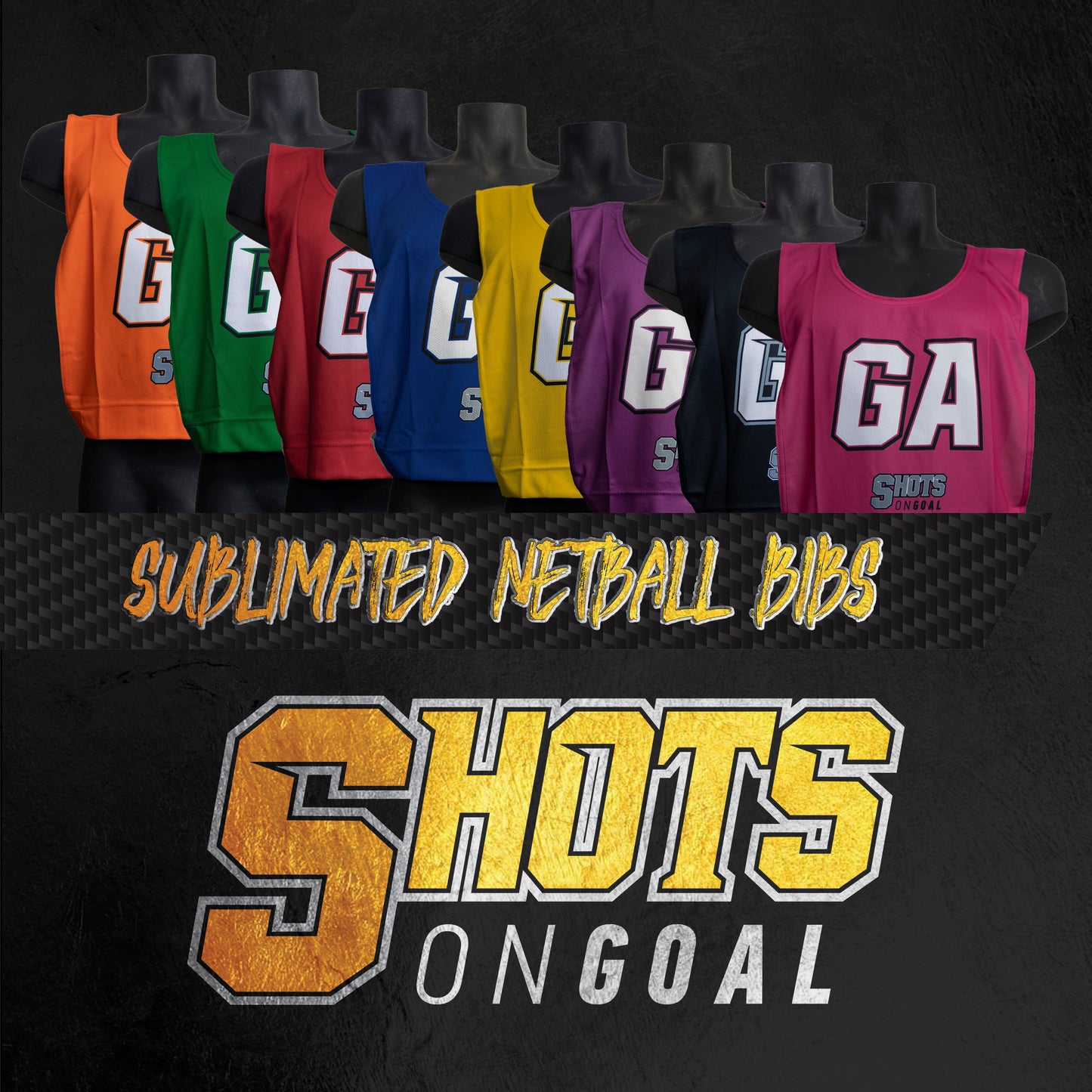 Netball Bibs - Sublimated