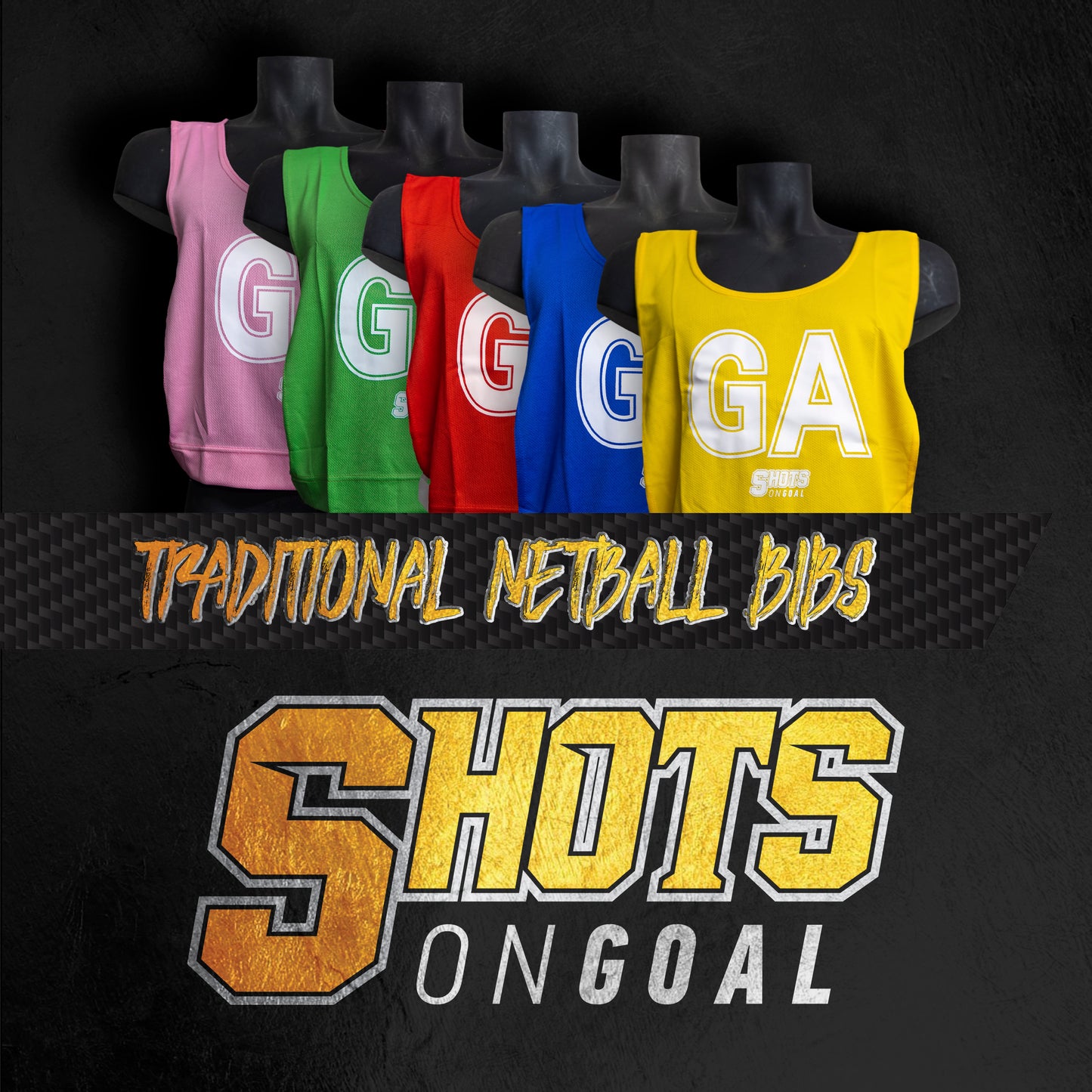 Netball Bibs - Traditional